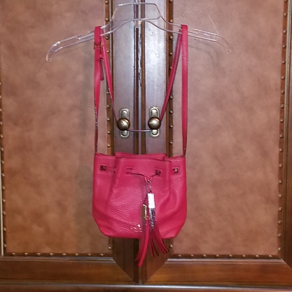 Kate Spade red leather bucket bag - Picture 3 of 7